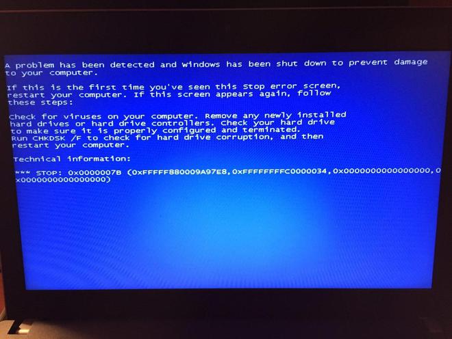 电脑常见故障蓝屏黑屏解决办法